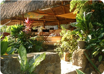 Yelapa's Casa Mariposa - Garden Entrance